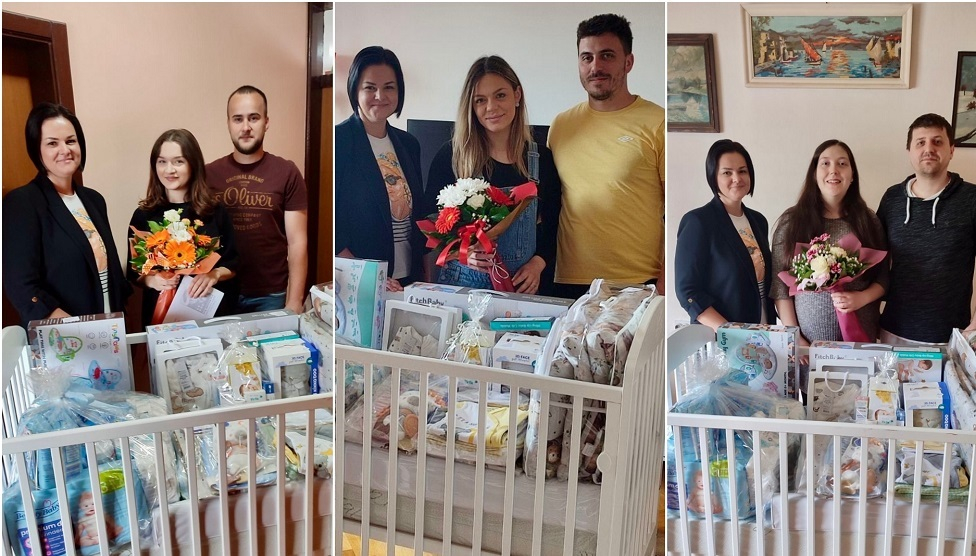 SB Online | Prvi dar za prve korake: Grad uručio pakete opreme za šest beba