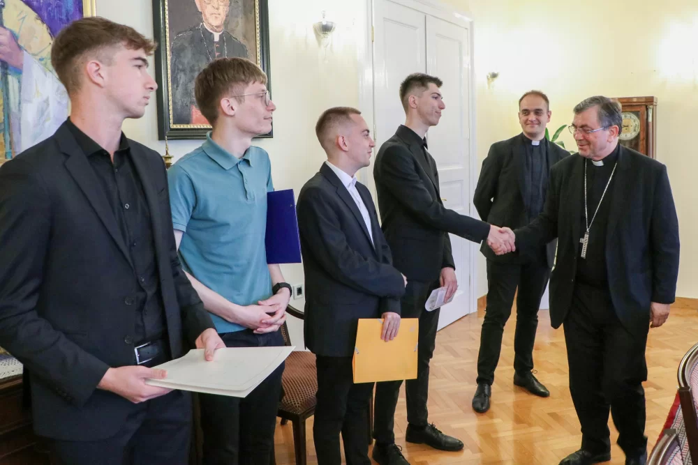 Biskup Ivo primio kandidate za Bogoslovno sjemenište