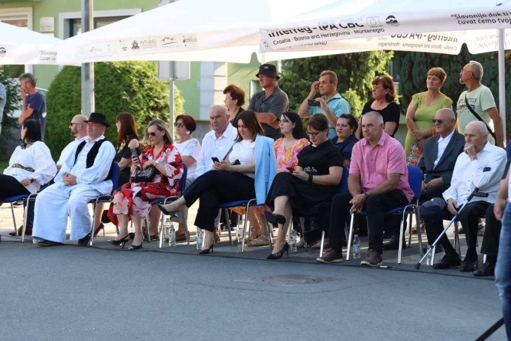 Povorka konjanika i konjskih zaprega ta članova kulturno-umjetničkih društava ulicama grada Pleternice