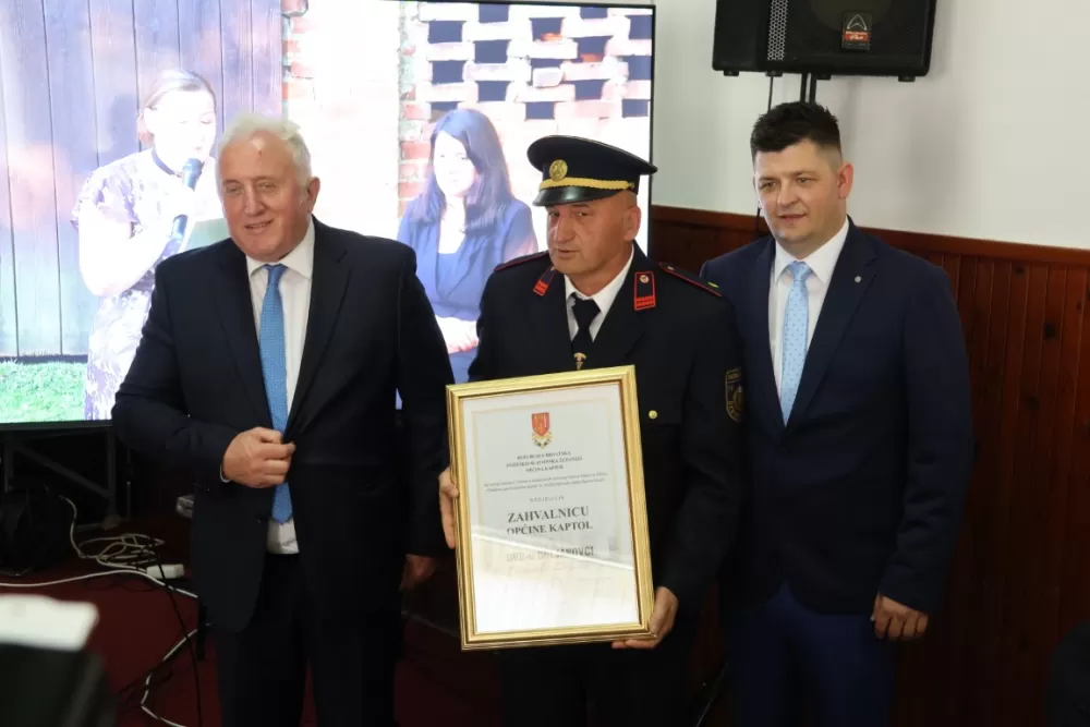 Godišnje nagrade Općine Kaptol primili Zdravko Sadilek, Lovro Vidić, Jelenko Topić i DVD Doljanovci