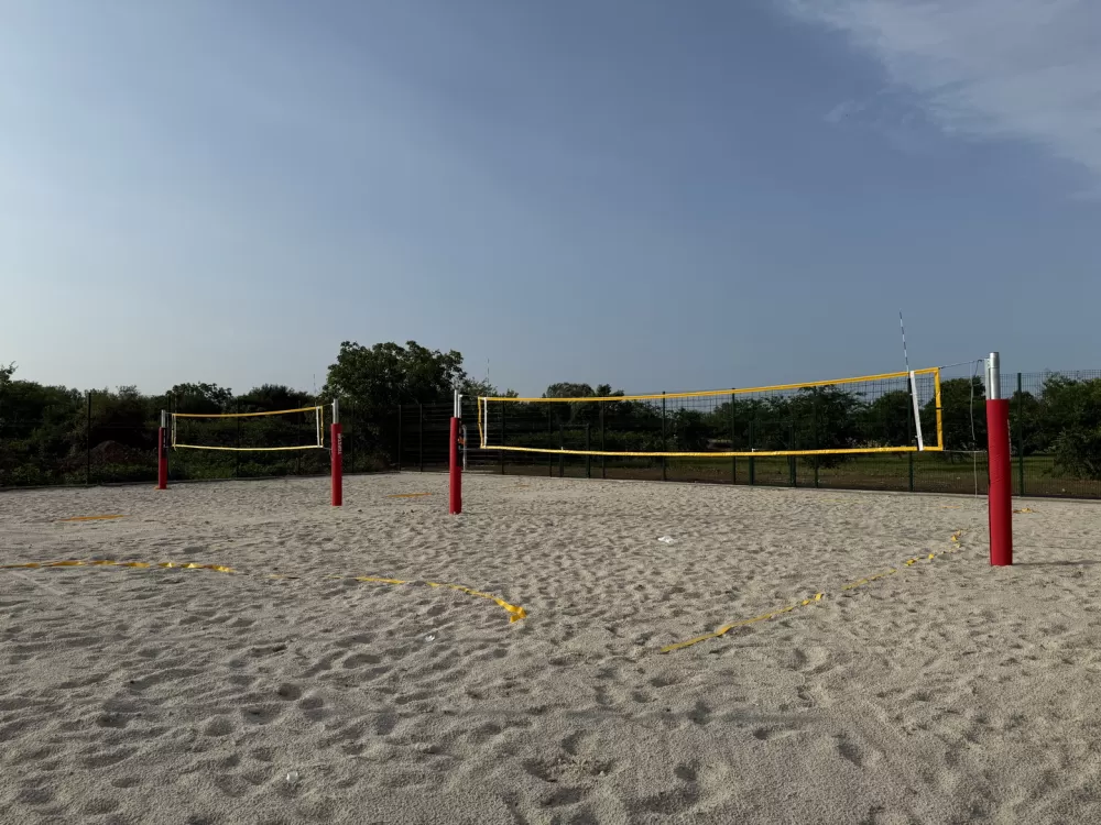 SB Online | Radovi na dva odbojkaška terena na pijesku pokraj dvorane Vijuš u finalnoj fazi