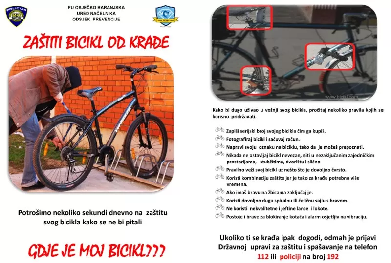 Policija kod 52-godišnjaka pronašla dva otuđena bicikla te ih vratila vlasnicama