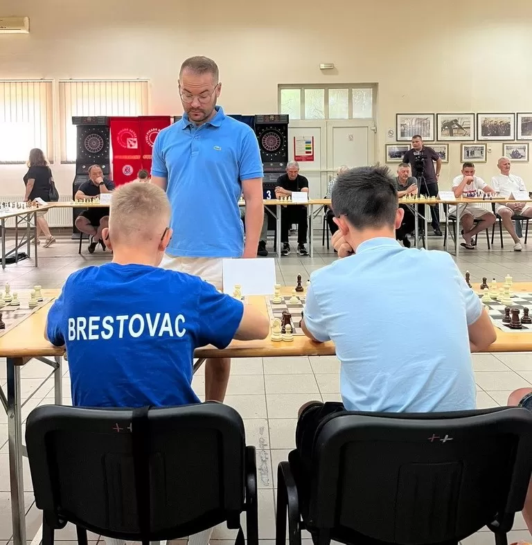 Dominik Sestrić iz ŠK Brestovac remizirao s velemajstorom Ivanom Šarićem