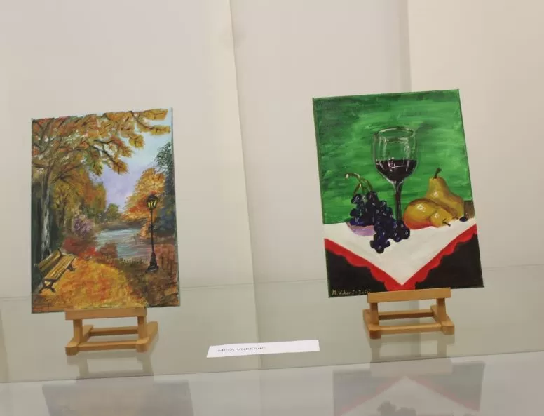 ŽENE SUDIONICE DOMOVINSKOG RATA: U Pleternici otvorena izložba slika braniteljica dragovoljki 123. brigade Hrvatske vojske
