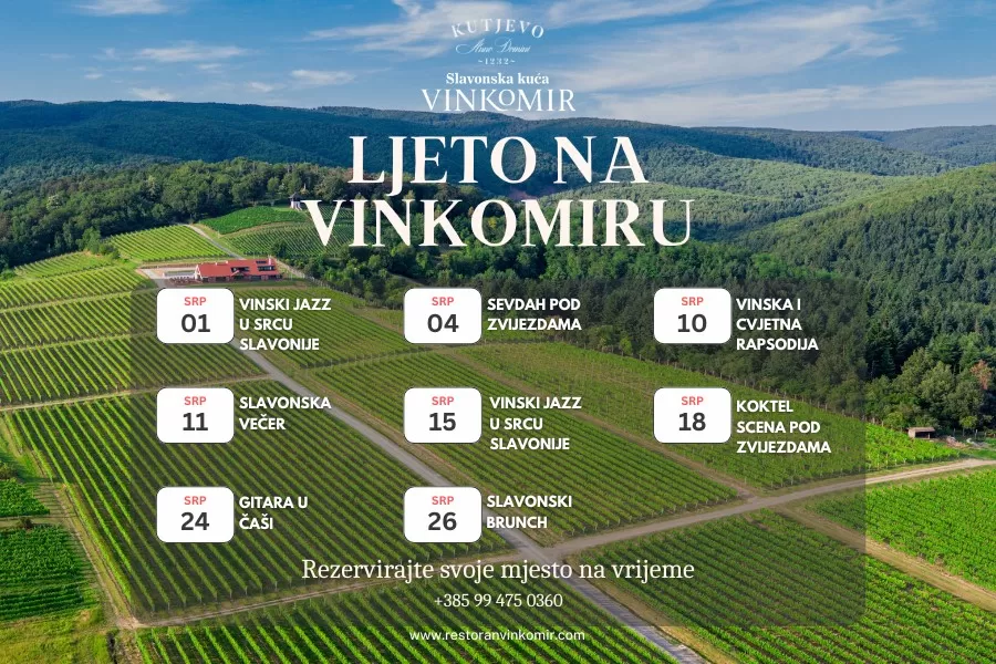 SB Online | Ljeto na Vinkomiru – spoj vina, glazbe i doživljaja u srcu vinograda
