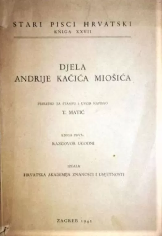 U SRPNJU JE ROĐEN POŽEŽANIN TOMO MATIĆ - istaknuti hrvatski književni povjesničar i filolog 