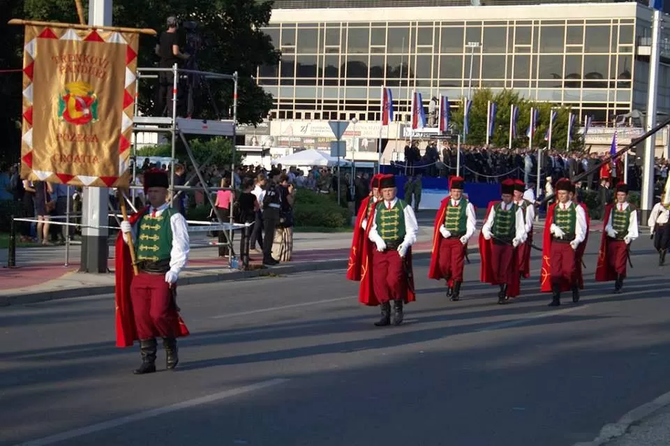 Postrojba Trenkovi panduri se priprema za Vojni mimohod
