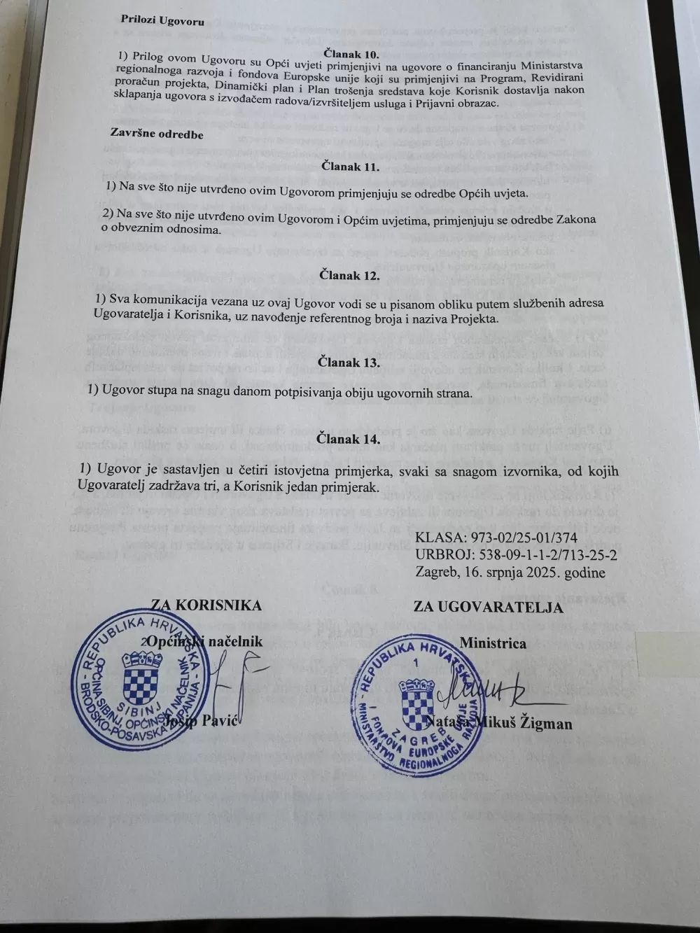 Sibinjski se načelnik Josip Pavić izborio za 310 tisuća bespovratnih eura za Zonu malog gospodarstva