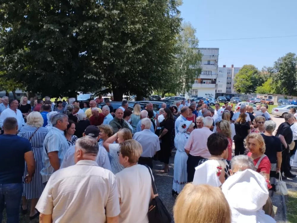Članovi KUD-a Bektež na proslavi sv. Ilije proroka u Brodu - Bosanskoj posavini
