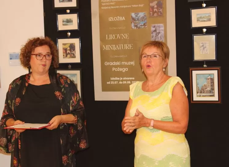 GRADSKI MUZEJ U POŽEGI:  Otvorena izložba likovnih minijatura sa 96 radova od 58 autora