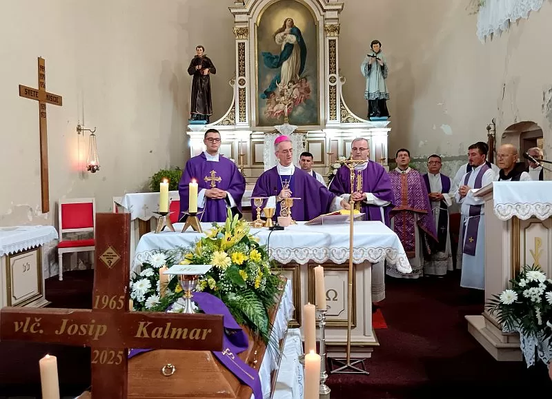 ODVORCI: Oproštaj od vlč. Josipa Kalmara, čovjeka i svećenika kojega se neće tek tako zaboraviti