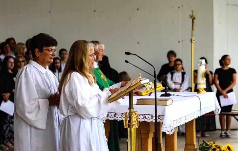 Prečasni pleternički župnik Antun Ćorković služio oproštajnu i zahvalnu svetu misu