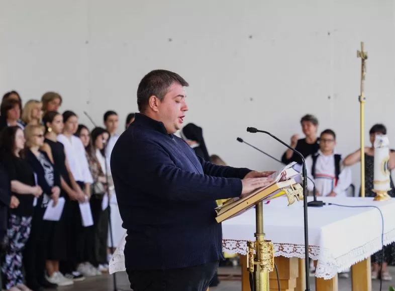 Prečasni pleternički župnik Antun Ćorković služio oproštajnu i zahvalnu svetu misu