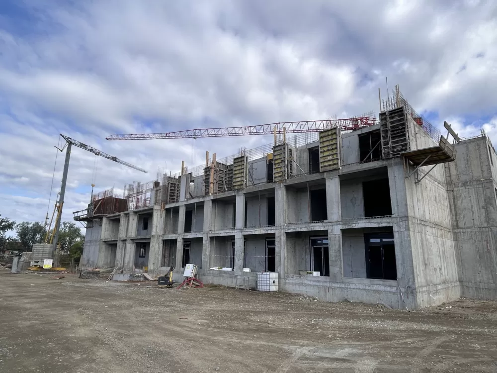 Na gradilištu u Borovskoj ulici sve je življe — radovi na izgradnji Centra za starije osobe vidljivo napreduju