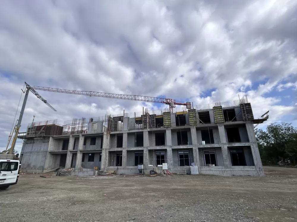 Na gradilištu u Borovskoj ulici sve je življe — radovi na izgradnji Centra za starije osobe vidljivo napreduju