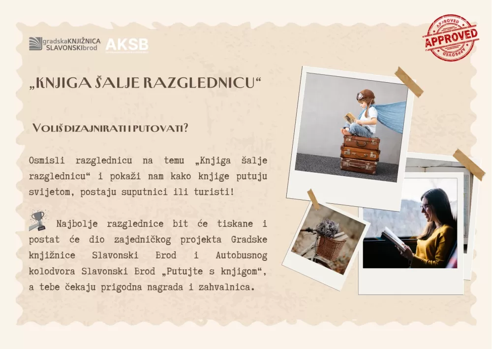 Online natječaj „Knjiga šalje razglednicu“: Povezivanje knjiga i putovanja kroz kreativnost