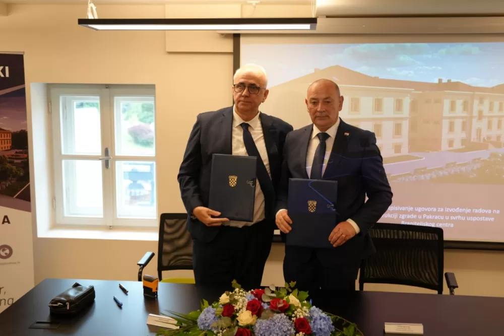Potpisan ugovor vrijedan 14,3 milijuna eura za uspostavu Braniteljskog centra u Pakracu