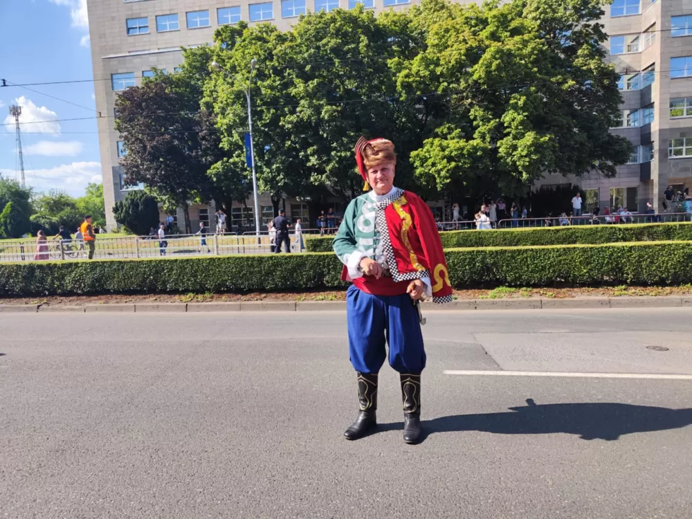 Trenkovi panduri treći put na Vojnom mimohodu