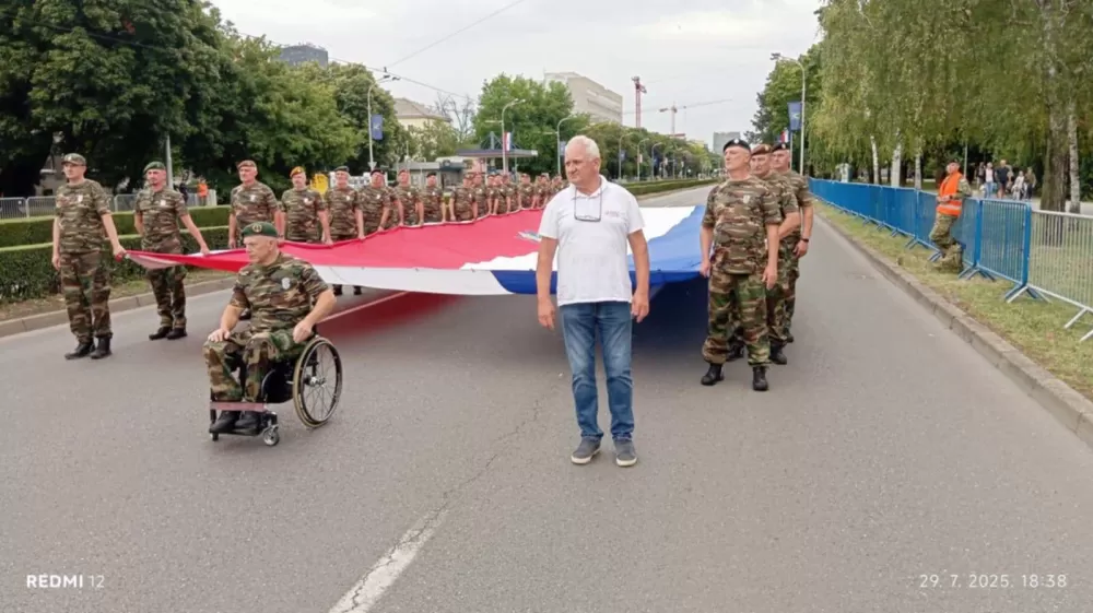 Trenkovi panduri treći put na Vojnom mimohodu