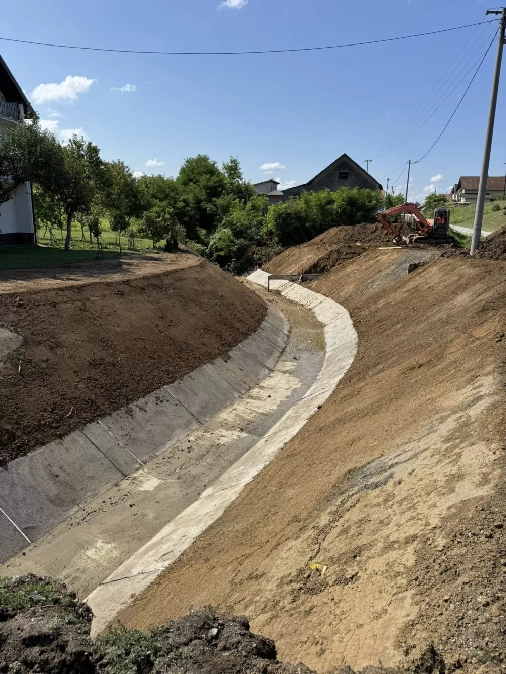 Uređuje se bujični vodotok Kikovac u Sibinju: „Želimo spriječiti kritične točke ovog bujičara“