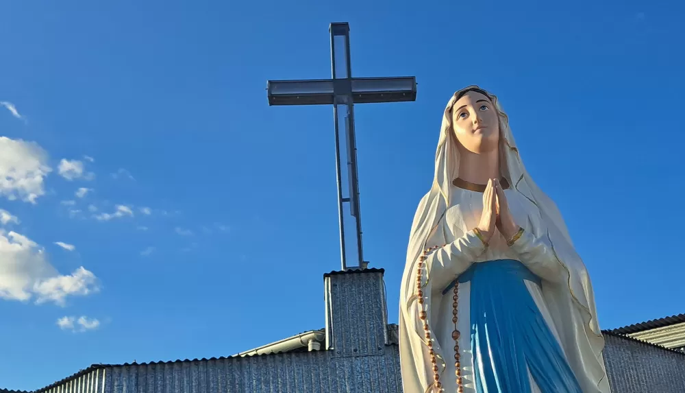 U Vinogorju blagoslovljen kip Gospe Lurdske: ʼnema pobjede bez prsta Božjeg i Gospina zagovoraʼ