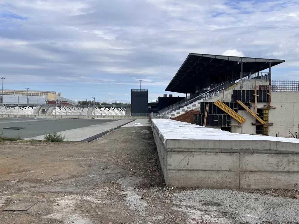 Radovi na južnoj tribini Stadiona kraj Save napreduju prema planu