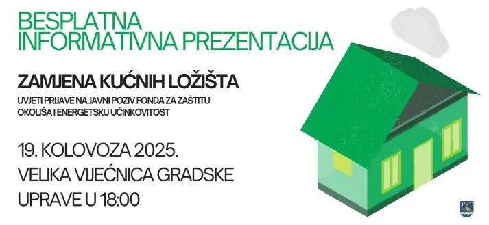 SB Online | Ne propustite! O zamjeni kućnih ložišta još jedna informativna prezentacija - utorak 19. kolovoza 2025. godine,