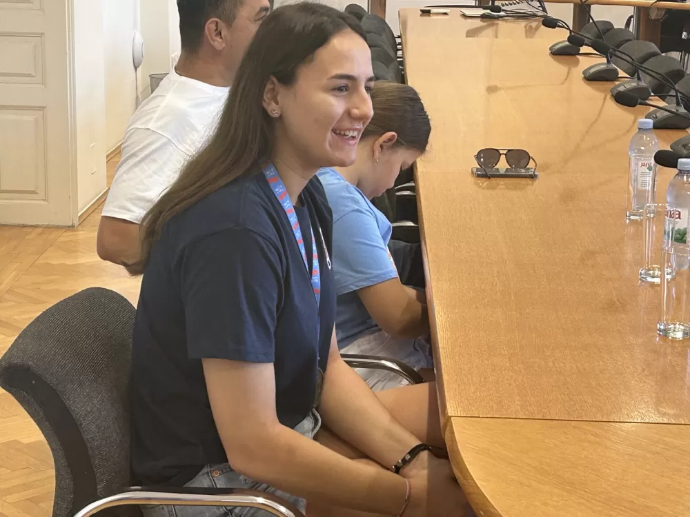 Nika Batinić svečano primljena u Gradskoj upravi nakon osvajanja europskog srebra