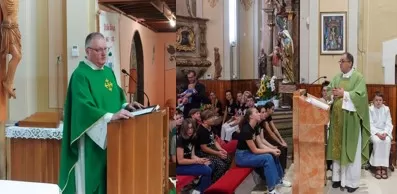 SB Online | Nove župnike u Davoru i Starom Petrovom Selu biskup Ivo Martinović uveo u službu