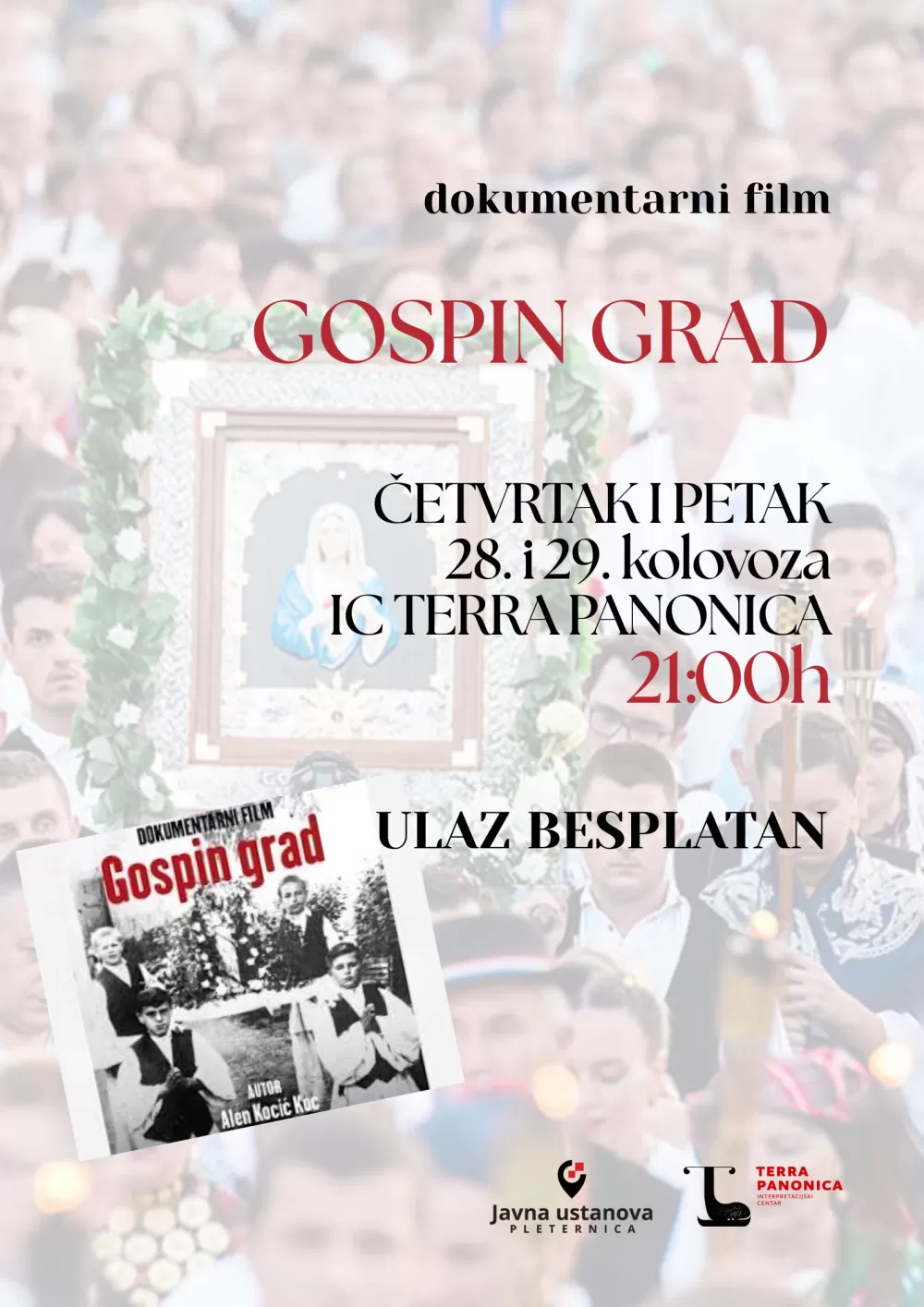 USUSRET DEVETNICAMA U PLETERNICI: Dvostruki jubilej pleterničkog svetišta - „70 godina štovanja Gospe od Suza i 20 godina od proglašenja svetištem“