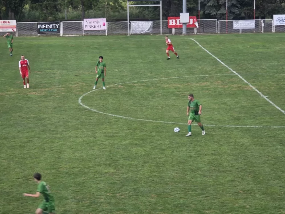 Mreže se četiri puta zatresle: NK Borac Kneževi Vinogradi - NK Kutjevo 2:2