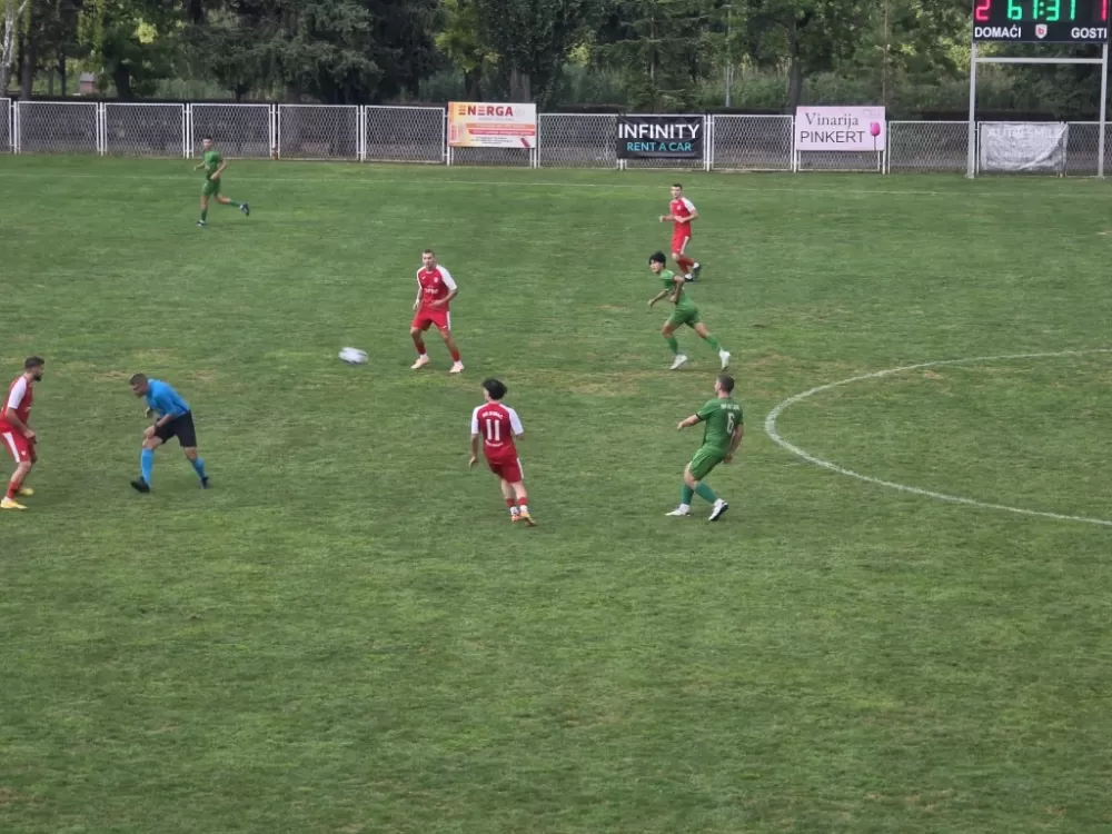 Mreže se četiri puta zatresle: NK Borac Kneževi Vinogradi - NK Kutjevo 2:2