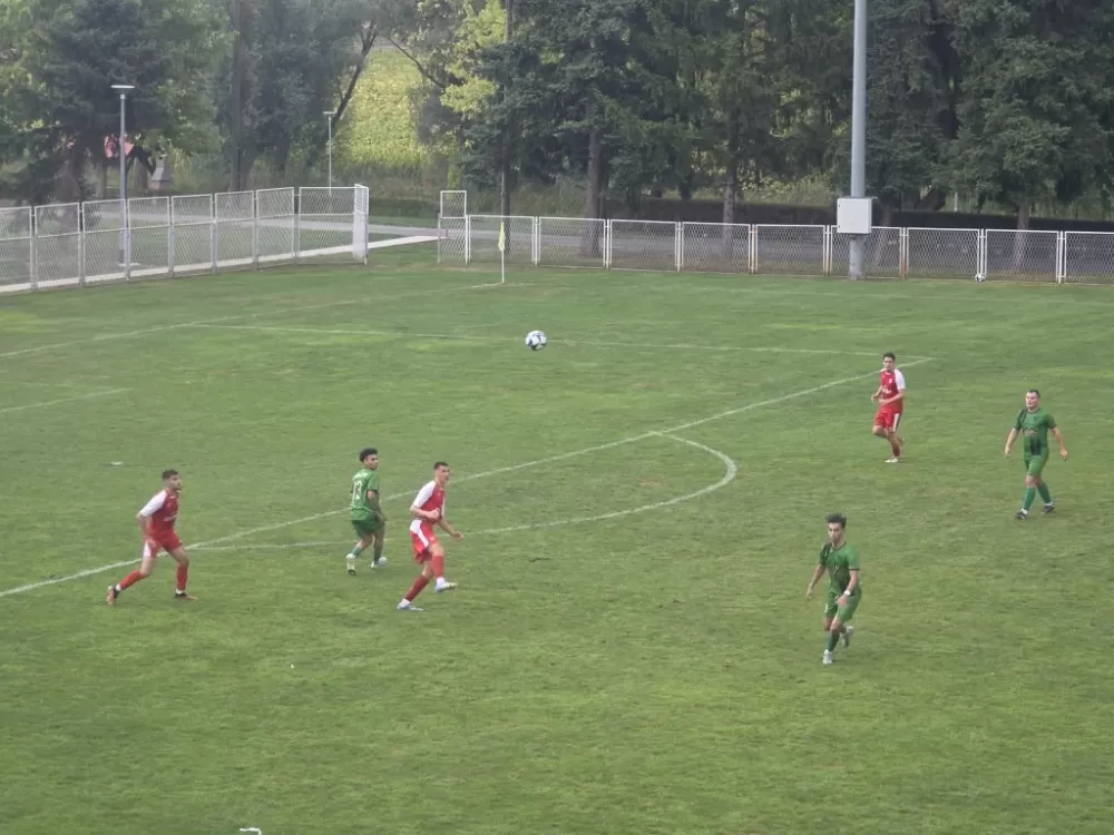 Mreže se četiri puta zatresle: NK Borac Kneževi Vinogradi - NK Kutjevo 2:2
