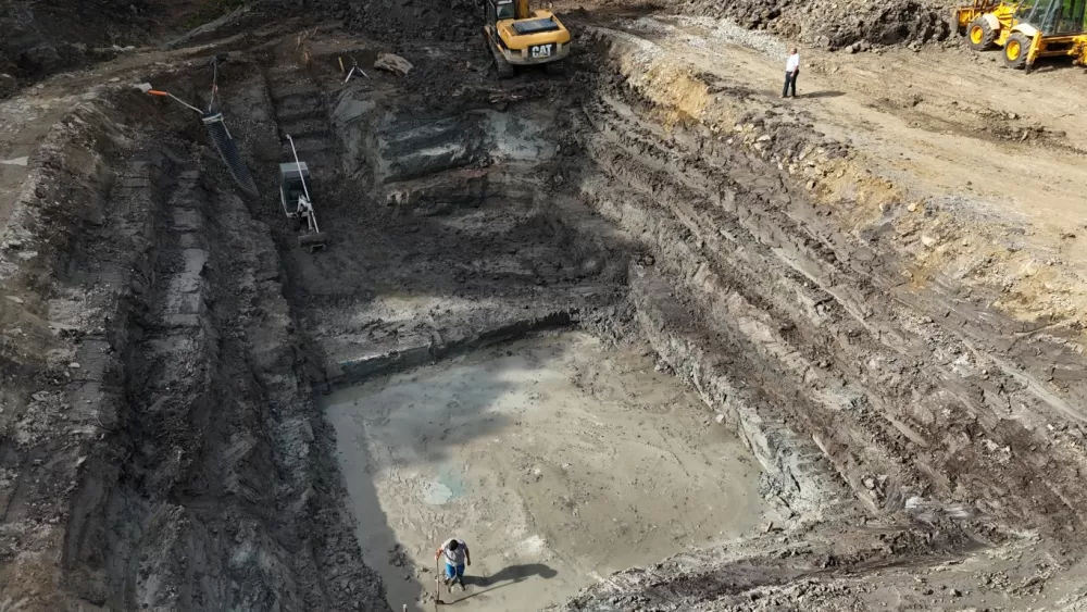(FOTO-VIDEO) Radovi na izgradnji uređaja za pročišćavanje otpadnih voda Cerovac i Granje u poodmakloj su fazi – rok je do kraja tekuće godine