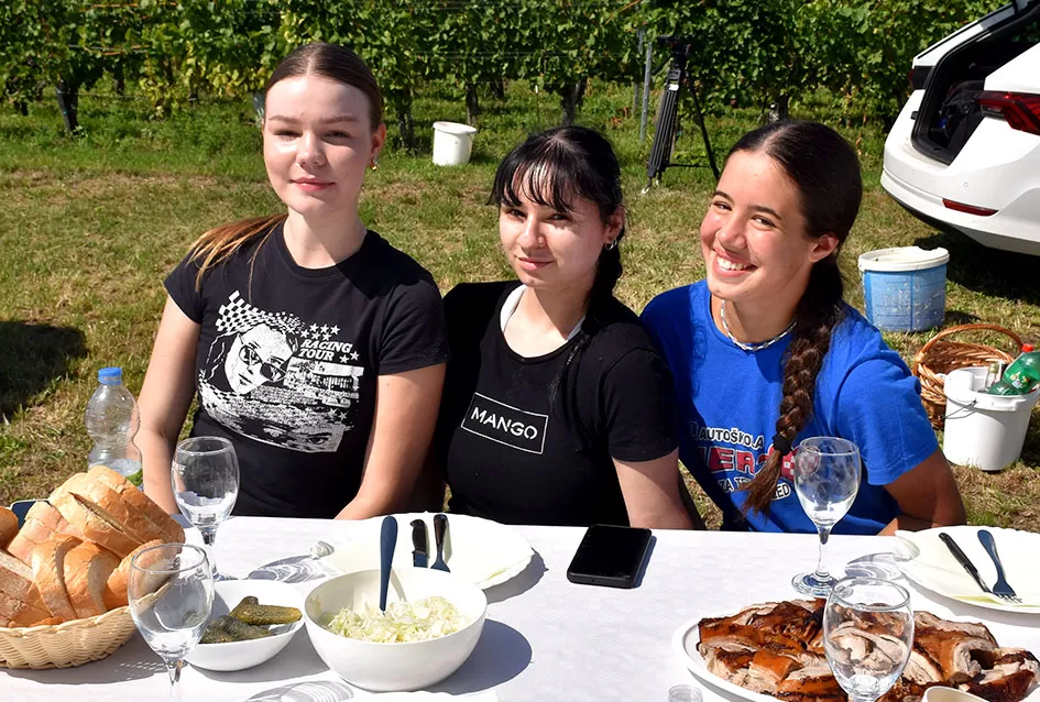 Pjesmom uz tambure Škoro počeo berbu vinograda u Mitrovcu