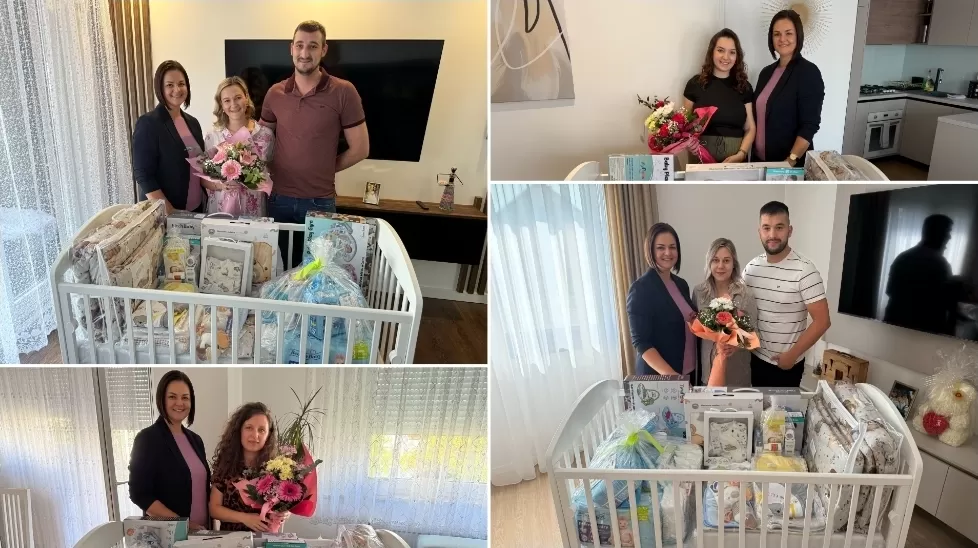 SB Online | Grad Slavonski Brod uručio novih pet paketa opreme za bebe
