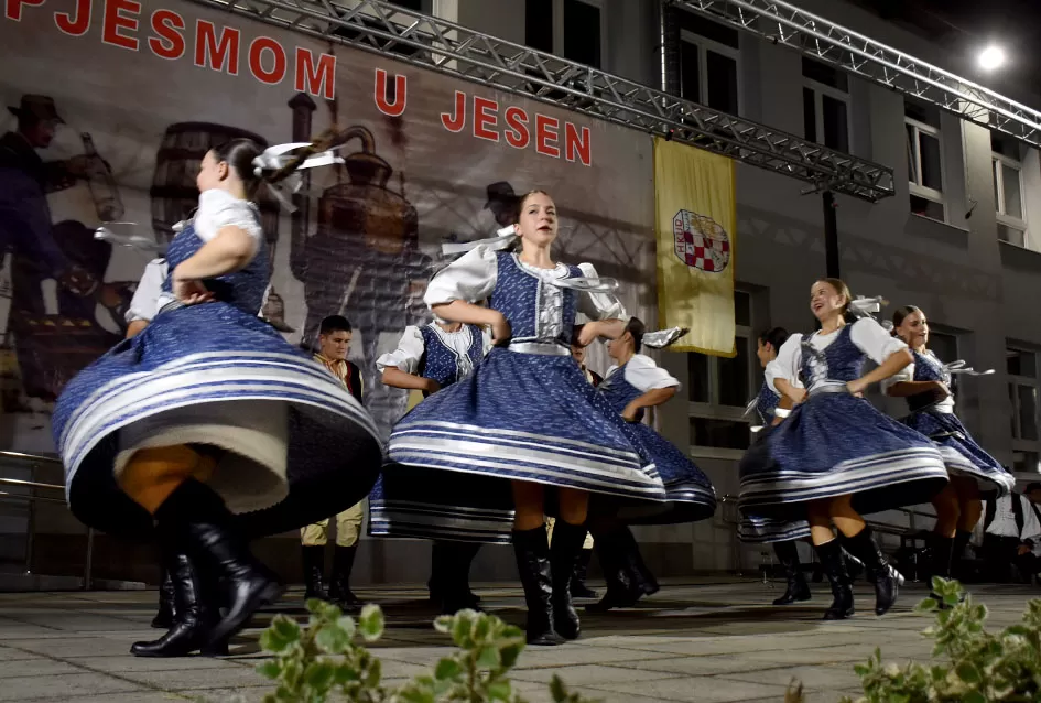 (FOTOGALERIJA) Bogatu smotru nakon nastupa desetak folklornih skupina začinili davorski tamburaši Satir