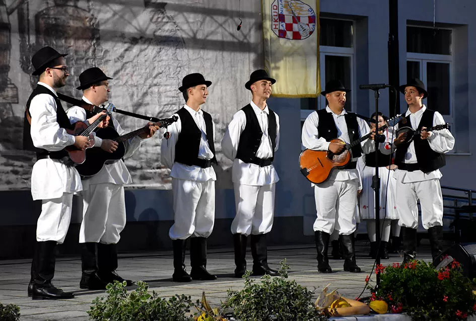 (FOTOGALERIJA) Bogatu smotru nakon nastupa desetak folklornih skupina začinili davorski tamburaši Satir