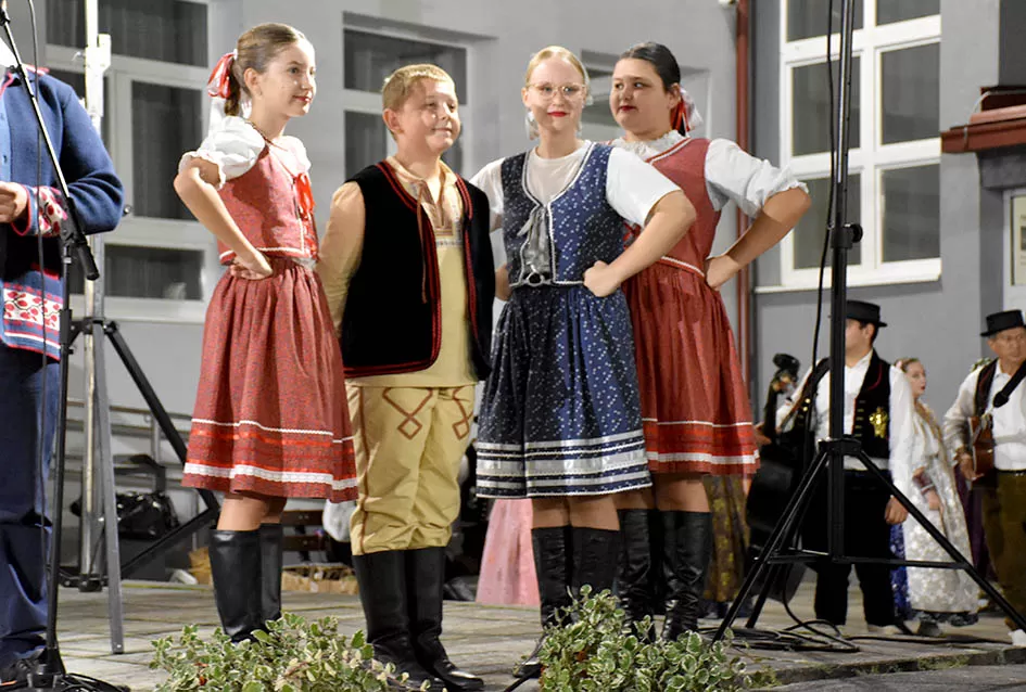 (FOTOGALERIJA) Bogatu smotru nakon nastupa desetak folklornih skupina začinili davorski tamburaši Satir
