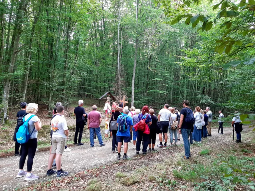 KRIŽNI PUT POŽEŠKA KOPRIVNICA-KLIKUN: Tradicionalno hodočašče predvodio pleternički župnik Dragan Hrgić 