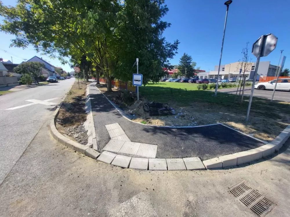 Modernizirana pješačka staza u Ulici Jurja Križanića