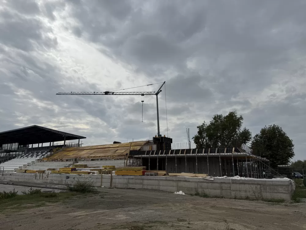 Stadion kraj Save: Gradnja južne tribine napreduje prema planu