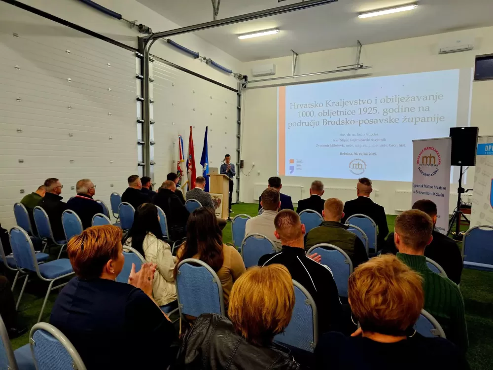 Bebrina obilježila 1100 godina Hrvatskog kraljevstva spomen-pločom i sadnjom lipa
