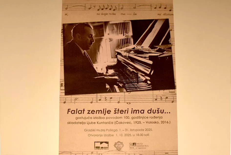 Izložba u počast proslavljenog hrvatskog glazbenika Ljuboslava Ljube Kuntarića
