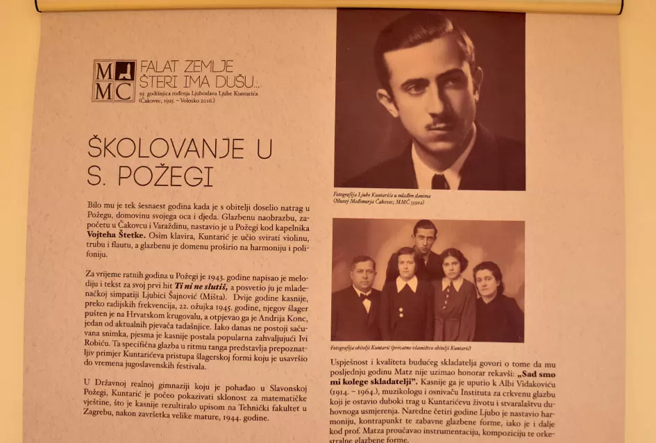 Izložba u počast proslavljenog hrvatskog glazbenika Ljuboslava Ljube Kuntarića