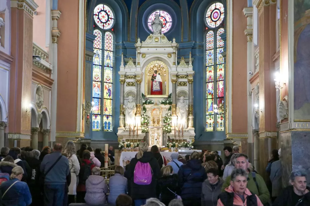 Hodočašće vjernika Požeške biskupije u Mariju Bistricu