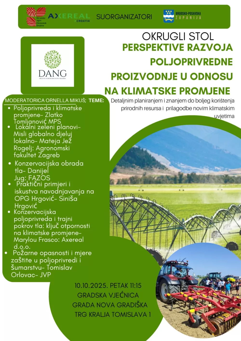 25. Izbor za najuzorniju hrvatsku seosku ženu, Novogradiški sajam, 25. Poljoprivredno-poduzetničke ideje