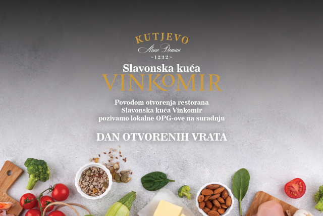 Požega.eu | Poziv za lokalne OPG-ove - Restoran – Slavonska kuća Vinkomir