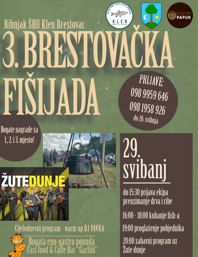 Požega.eu | NASTAVLJA SE TRADICIJA: Počele prijave za 3. Brestovačku fišijadu koja se održava 29. svibnja
