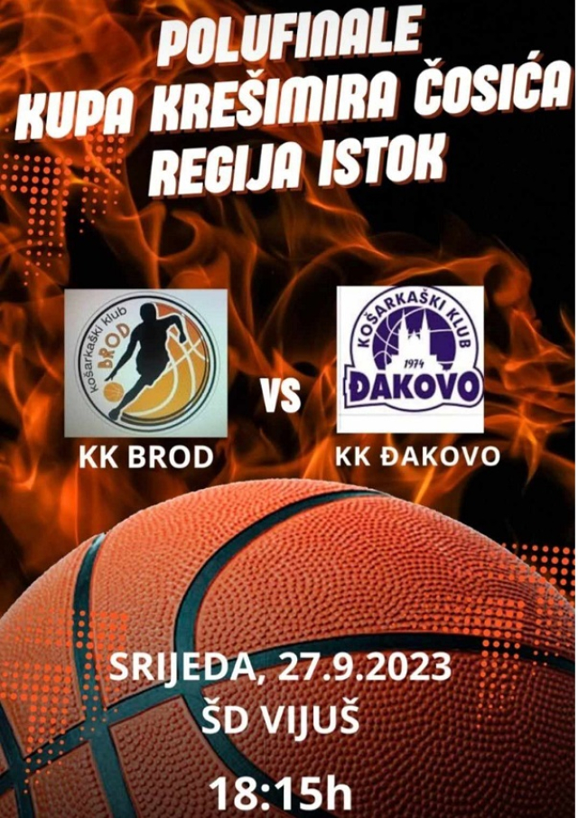 SB Online | Sutra svi na Vijuš, podržimo mlade košarkaše KK Brod-a u polufinalu kupa